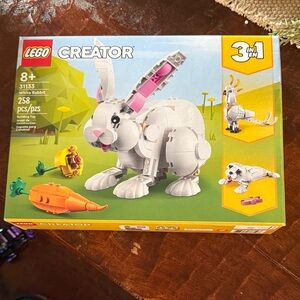 LEGO Creator White and Pink Rabbit Set